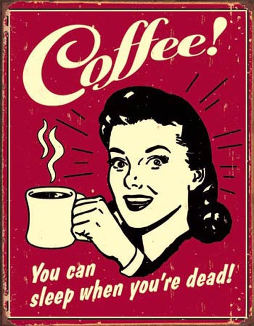 Coffee - Sleep When Dead (Weathered)