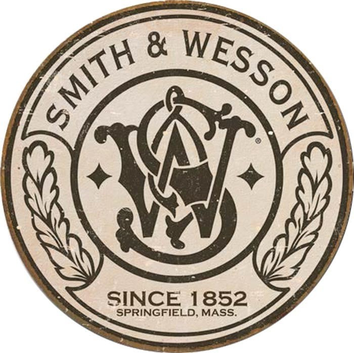 Smith & Wesson Logo (Round) (Weathered)