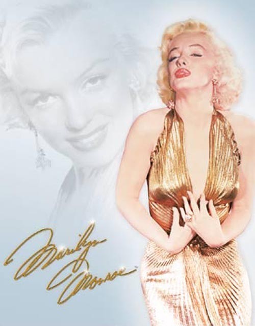 Marilyn Monroe - Gold Dress