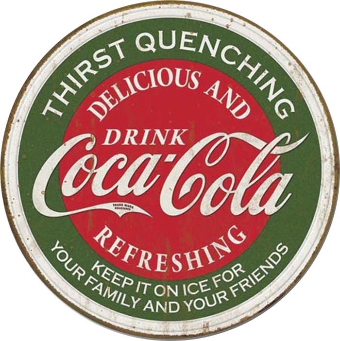 Coke - Thirst Quenching - Round (Weathered)