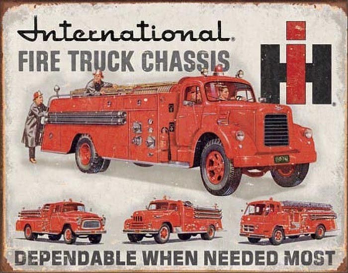 International Fire Truck Chassis (Weathered)