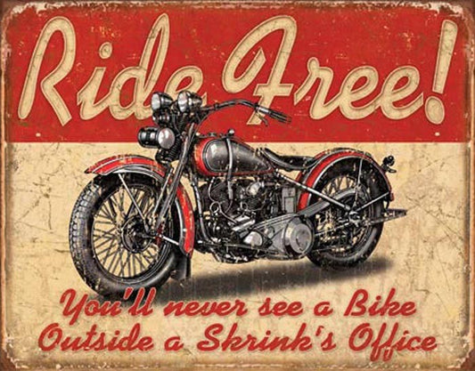 Motorcycle - Ride Free (Weathered)