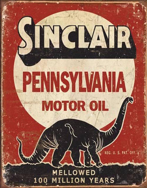 Sinclair Motor Oil - 100 Million Years (Weathered)