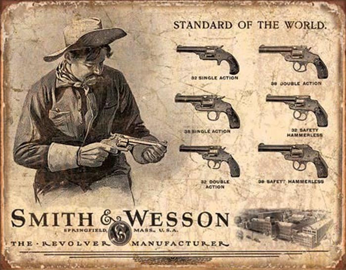 S&W - Revolver Manufacturer (Weathered)