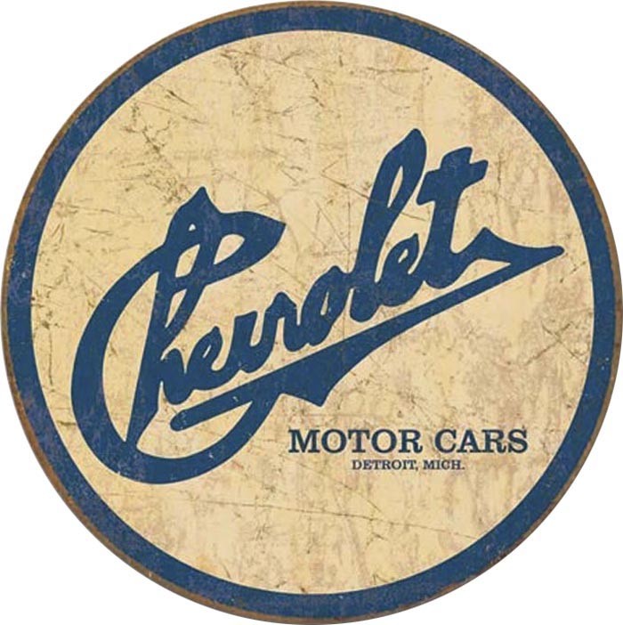 Chevy Historic Logo - Round (Weathered)