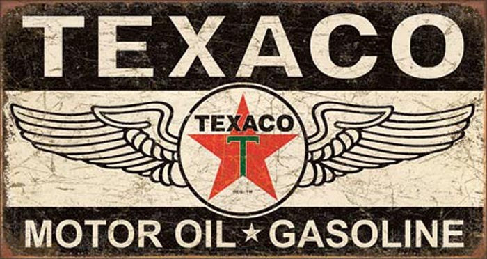 Texaco Winged Logo (Weathered)