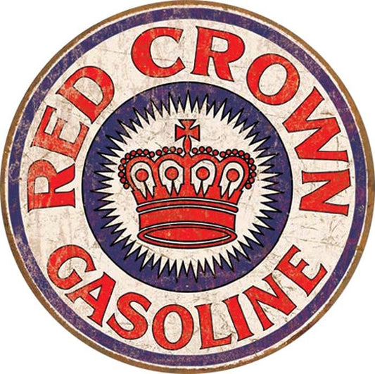 Red Crown Gas (Round) (Weathered)