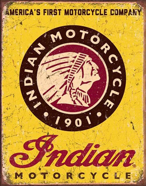 Indian Motorcycles Since 1901 (Weathered)