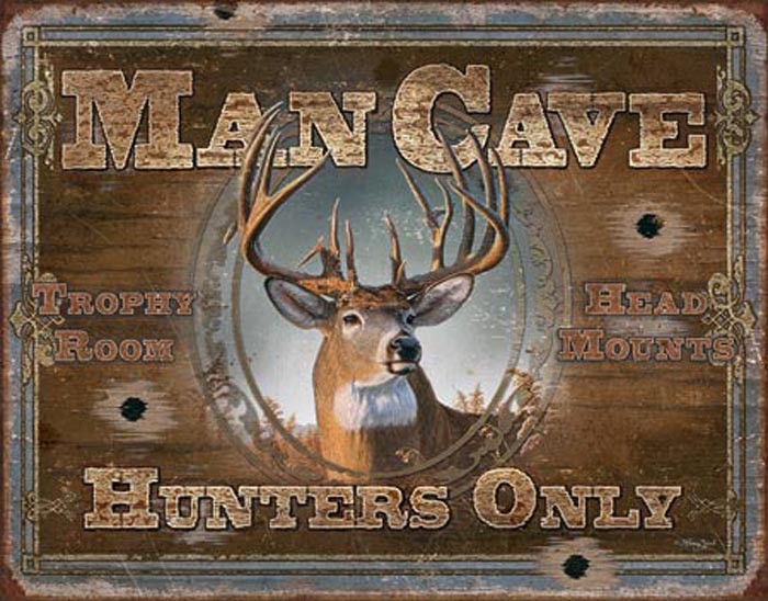 Man Cave - Hunters Only (Weathered)