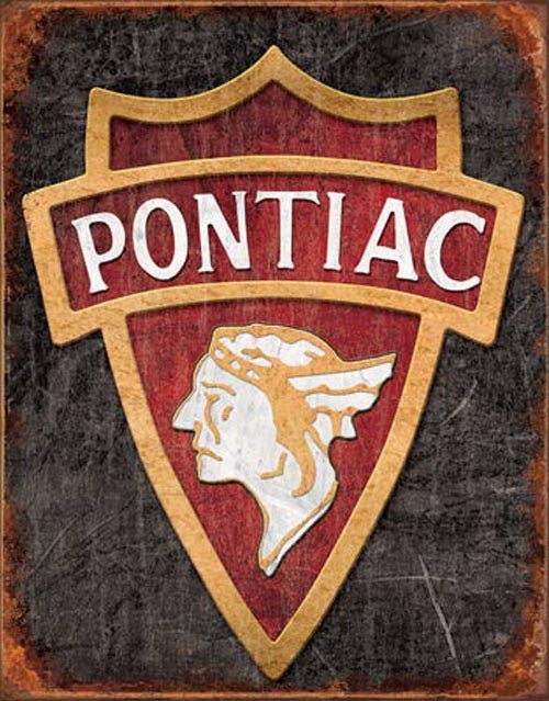 1930 Pontiac Logo (Weathered)