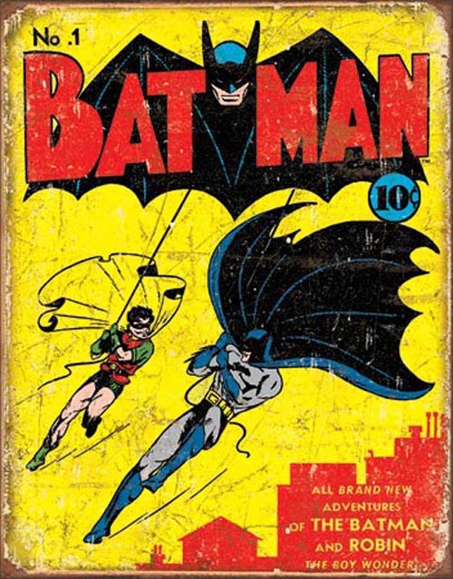 Batman No1 Cover (Weathered)