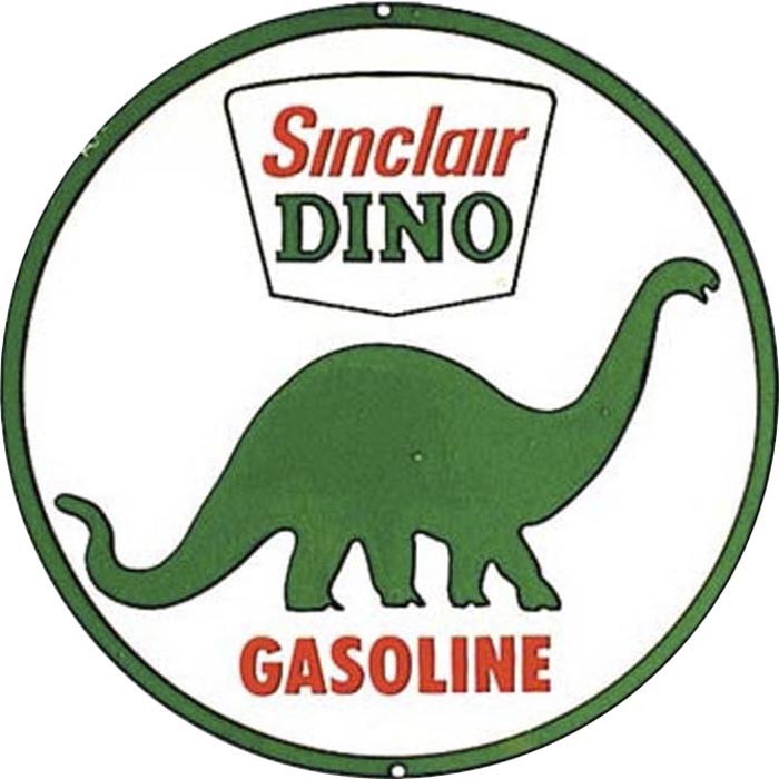 Sinclair Dino Gasoline - Round