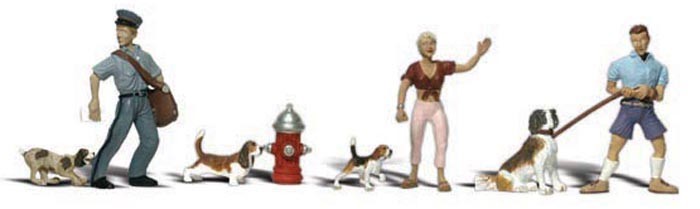 People & Pets w/Fire Hydrant